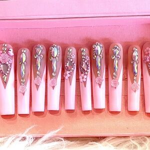 Press on handmade acrylic nails